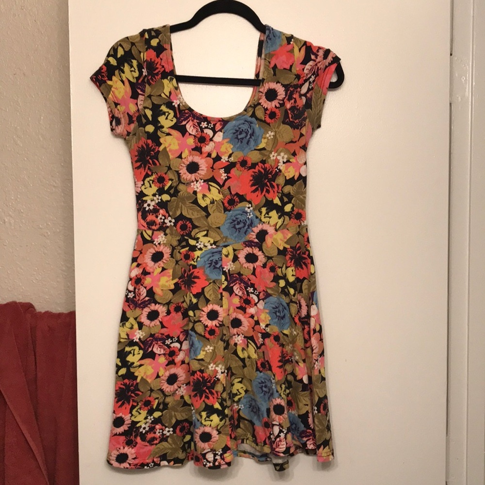 H&M Floral skater dress